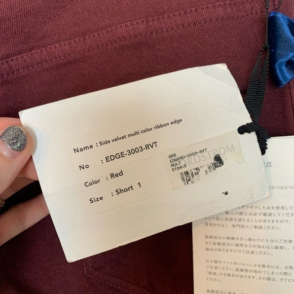 TU ES MON TRÉSOR Velvet Side Bow Jeans 26 - Picture 8 of 12